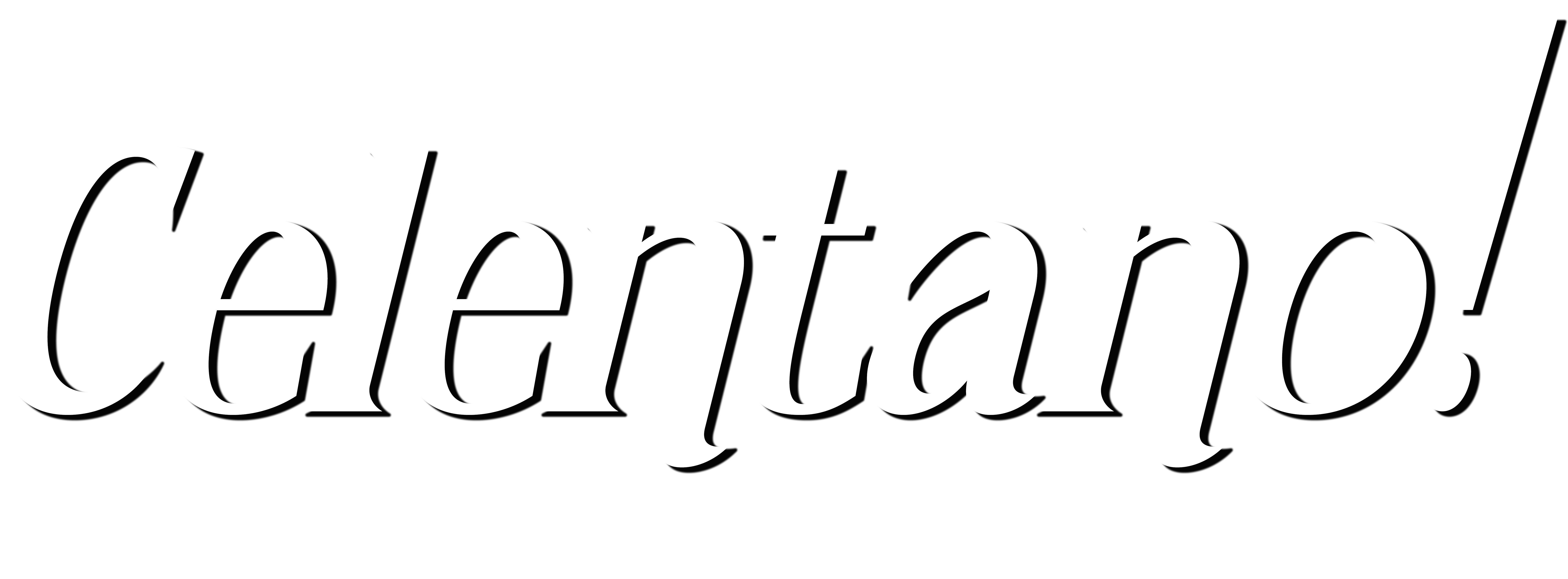 Celentano! Tribute Show Logo